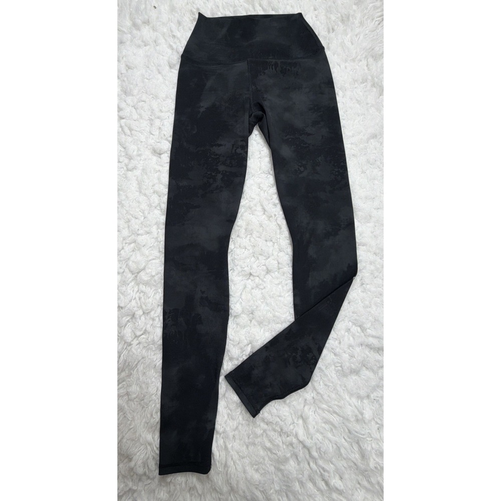 ALO Yoga Ankle Length‎ Leggings Airbrush Gray Women's XS Portugal Stretch Casual